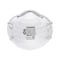Scotch 3M N95 Sanding and Fiberglass Cup Disposable Respirator White One Size Fits All 1 pk 8200H1-DC - alternate 2